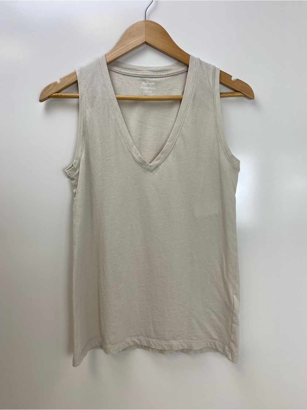 Madewell V-Neck Tank Top - Cream